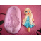 Stampino in silicone per Fimo "PRINCIPESSA ELSA FROZEN MAXI"circa 5,5CM 