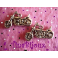 N.6 CHARMS/CIONDOLI "MOTOCICLETTA" ARGENTO TIBETANO da 25mm