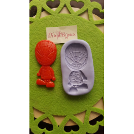 Stampino in silicone per fimo" MUCCA MUHU MUHU ( 2)"