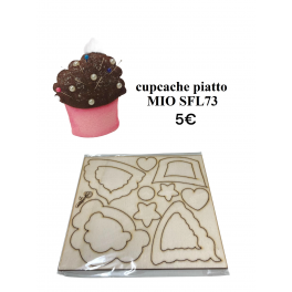 SAGOMIAMO SFL73- SET CUPCAKE PIATTI-h6 e 8cm