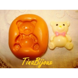 Stampino silicone per fimo" ORSO ORSETTO TEDDY (2)"